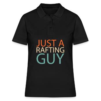 Le rafting n’est qu’un gars de rafting - Polo Femme - noir - Devant - Ailine (174cm)