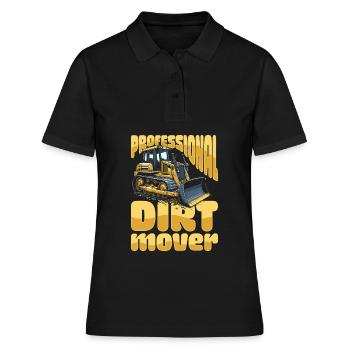 Bulldozer Planierraupe - Polo Femme - noir - Devant - Ailine (174cm)