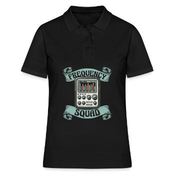 Analyseur audio Kader - Polo Femme - noir - Devant - Ailine (174cm)