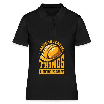 Engineer - Women's Polo Shirt - black - Front - Ailine (174cm)