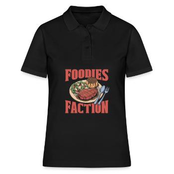 L’équipe des critiques gastronomiques - Polo Femme - noir - Devant - Ailine (174cm)
