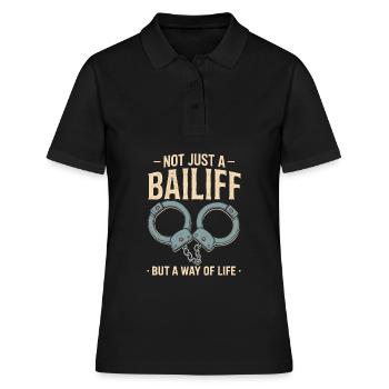 Bailiff - Women's Polo Shirt - black - Front - Ailine (174cm)