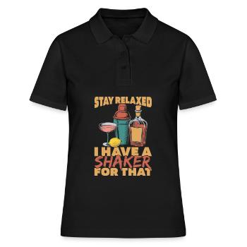 Barman Barman - Polo Femme - noir - Devant - Ailine (174cm)