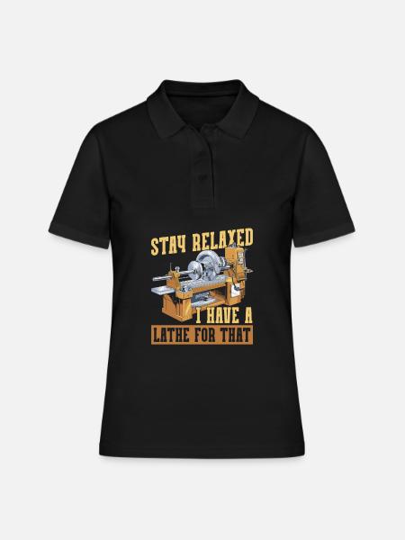 Tourneur sur bois - Polo Femme - noir