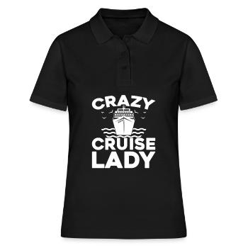 Kreuzfahrt - Frauen Polo Shirt - Schwarz - Vorne - Ailine (174cm)