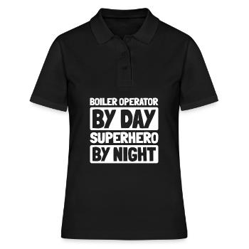 Boiler operators - Women's Polo Shirt - black - Front - Ailine (174cm)