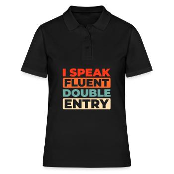 Accountant - Women's Polo Shirt - black - Front - Ailine (174cm)