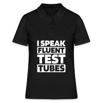 Biology Biologist - Women's Polo Shirt - black - Front - Ailine (174cm)