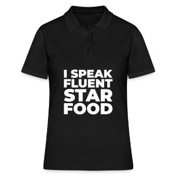 Critique gastronomique - Polo Femme - noir - Devant - Ailine (174cm)