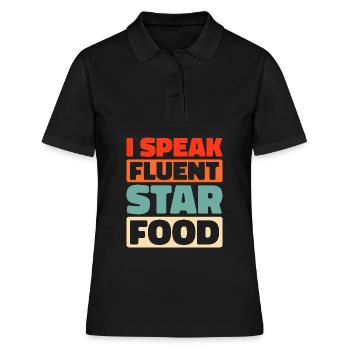 Critique gastronomique - Polo Femme - noir - Devant - Ailine (174cm)