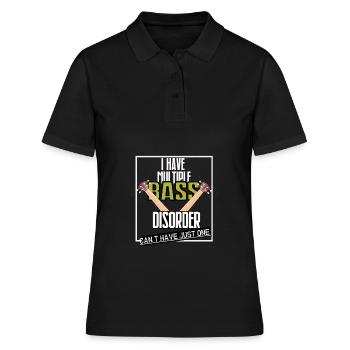 Basse musique basse - Polo Femme - noir - Devant - Ailine (174cm)
