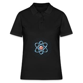 Science physique Science Science cadeau - Polo Femme - noir - Devant - Ailine (174cm)