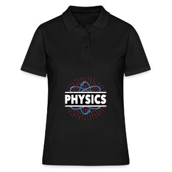 Science physique Science Science cadeau - Polo Femme - noir - Devant - Ailine (174cm)
