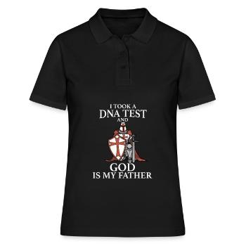 Le christianisme cadeau - Polo Femme - noir - Devant - Ailine (174cm)