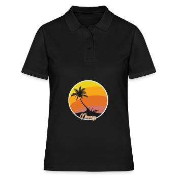 Vacances et vacances de rêve à Niamey - Polo Femme - noir - Devant - Ailine (174cm)
