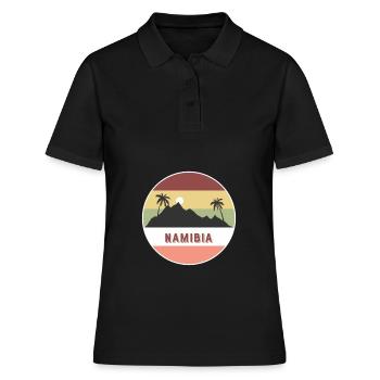 Namibie Pays et pays - Polo Femme - noir - Devant - Ailine (174cm)