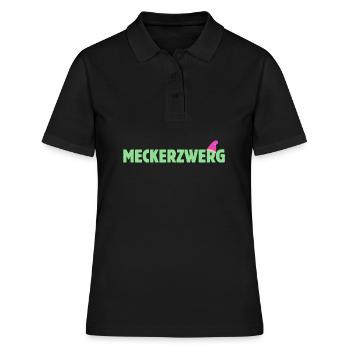 Meckerzwerg Zwerg Faschingskostüm Zwergen Kostüm - Frauen Polo Shirt - Schwarz - Vorne - Ailine (174cm)