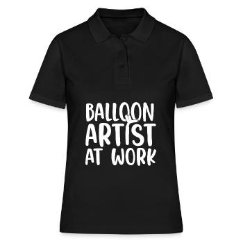 Modèle de ballon Artistes De ballons Animaux de ballon - Polo Femme - noir - Devant - Ailine (174cm)