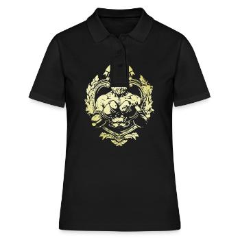 Combattant Boxeur - Polo Femme - noir - Devant - Ailine (174cm)
