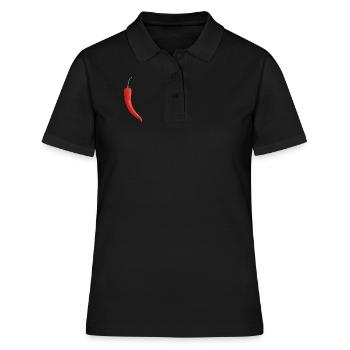 Chili Peperoni - Polo Femme - noir - Devant - Ailine (174cm)
