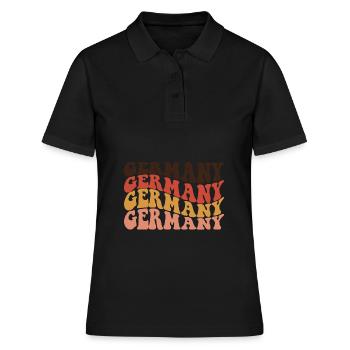 Allemagne - Polo Femme - noir - Devant - Ailine (174cm)