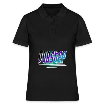 Dubstep - Frauen Polo Shirt - Schwarz - Vorne - Ailine (174cm)