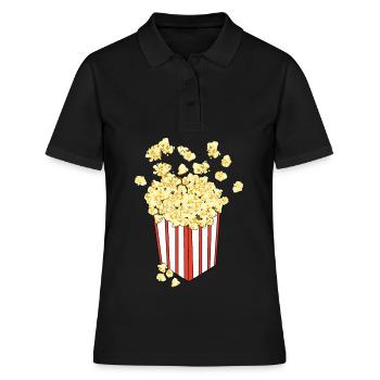 Tenue de costume de pop-corn - Polo Femme - noir - Devant - Ailine (174cm)
