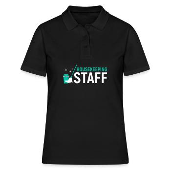 Week of Appreciation for Housekeeping - Women's Polo Shirt - black - Front - Ailine (174cm)