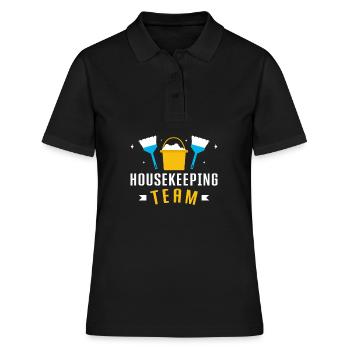 Week of Appreciation for Housekeeping - Women's Polo Shirt - black - Front - Ailine (174cm)