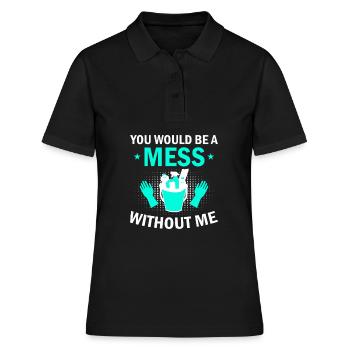 Week of Appreciation for Housekeeping - Women's Polo Shirt - black - Front - Ailine (174cm)