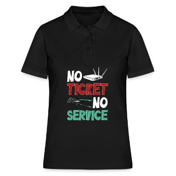 Administrateur réseau Administrateur système Réseau - Polo Femme - noir - Devant - Ailine (174cm)