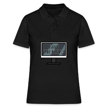 Administrateur réseau Administrateur système Réseau - Polo Femme - noir - Devant - Ailine (174cm)