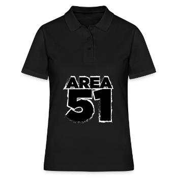 Zone 51 - Design - Polo Femme - noir - Devant - Ailine (174cm)