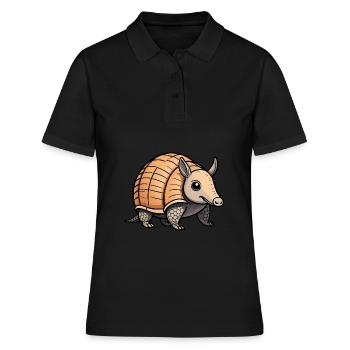 Tatous mignons - Polo Femme - noir - Devant - Ailine (174cm)