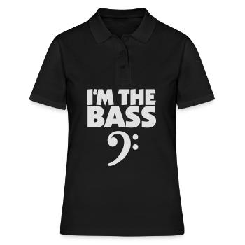 I'm the Bass Blanc (FR) - Polo Femme - noir - Devant - Ailine (174cm)