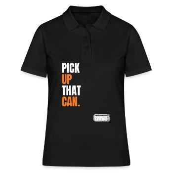 Pick up that can - Hl2 Meme for gamer - Polo Femme - noir - Devant - Ailine (174cm)