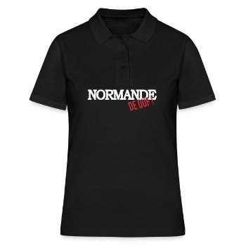 Normande de ouf - Polo Femme - noir - Devant - Ailine (174cm)
