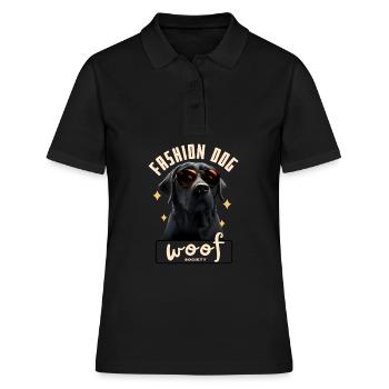 Dog Glam-Sonnenbrille - Frauen Polo Shirt - Schwarz - Vorne - Ailine (174cm)