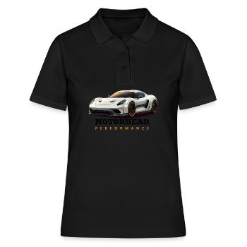 Voiture sportive Performance - Polo Femme - noir - Devant - Ailine (174cm)
