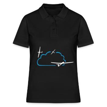 Planeurs thermiques planeurs - Polo Femme - noir - Devant - Ailine (174cm)