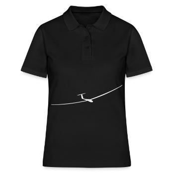 Nimbus 4d Segelflugzeug Segelflieger gleiten - Frauen Polo Shirt - Schwarz - Vorne - Ailine (174cm)