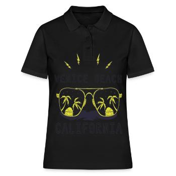 Lunettes de soleil California Venice Beach Palm Beach - Polo Femme - noir - Devant - Ailine (174cm)
