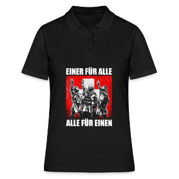 Schweiz Schweizer Rütlischwur Patriot Geschenk de - Frauen Polo Shirt - Schwarz - Vorne - Ailine (174cm)