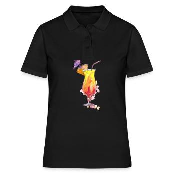 cocktail - Polo Femme - noir - Devant - Ailine (174cm)