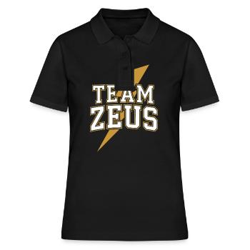 Team Zeus - Polo Femme - noir - Devant - Ailine (174cm)