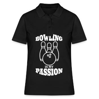 Bowling Bowling Boule de Bowling Bowling - Polo Femme - noir - Devant - Ailine (174cm)