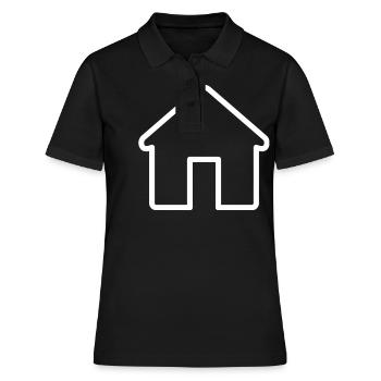 Haus - Frauen Polo Shirt - Schwarz - Vorne - Ailine (174cm)