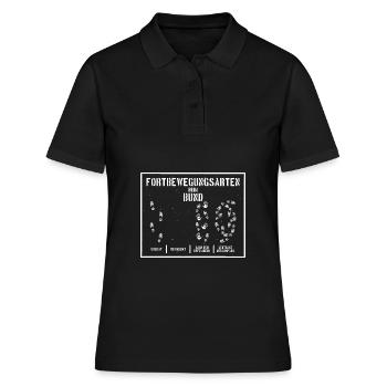 FORTBEWEGUNGSARTEN BEIM BUND SOLDAT - Frauen Polo Shirt - Schwarz - Vorne - Ailine (174cm)