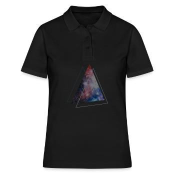 espace triangulaire - Polo Femme - noir - Devant - Ailine (174cm)