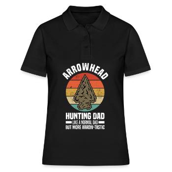 Arrowhead Hunting - Frauen Polo Shirt - Schwarz - Vorne - Ailine (174cm)